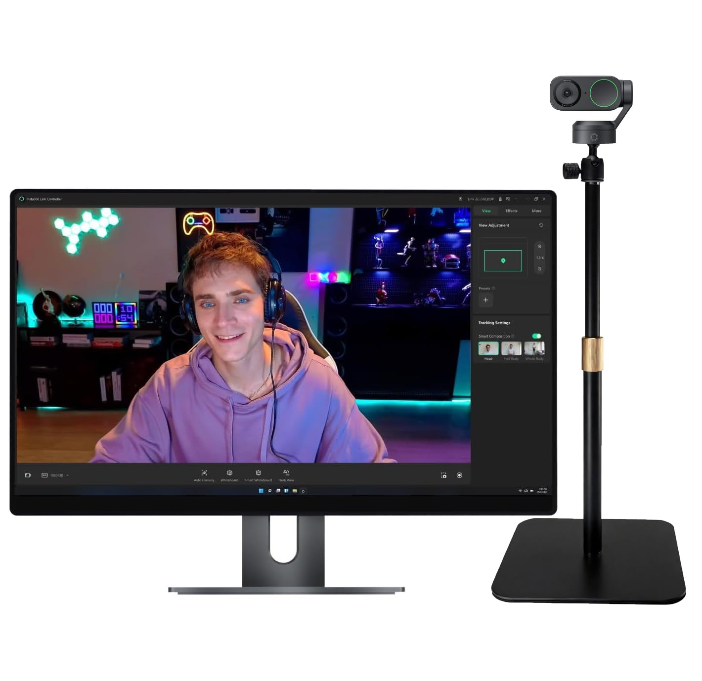 Supporto da tavolo per webcam Razer Kiyo Pro, Pro Ultra, X e Kiyo