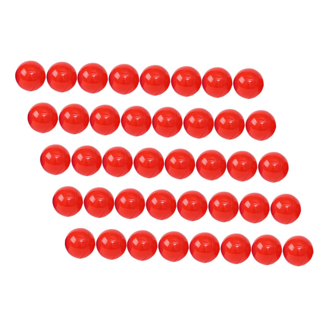 ABOOFAN Balls 3cm Openable Raffle Balls for Parties Reusable PVC Bright Colors
