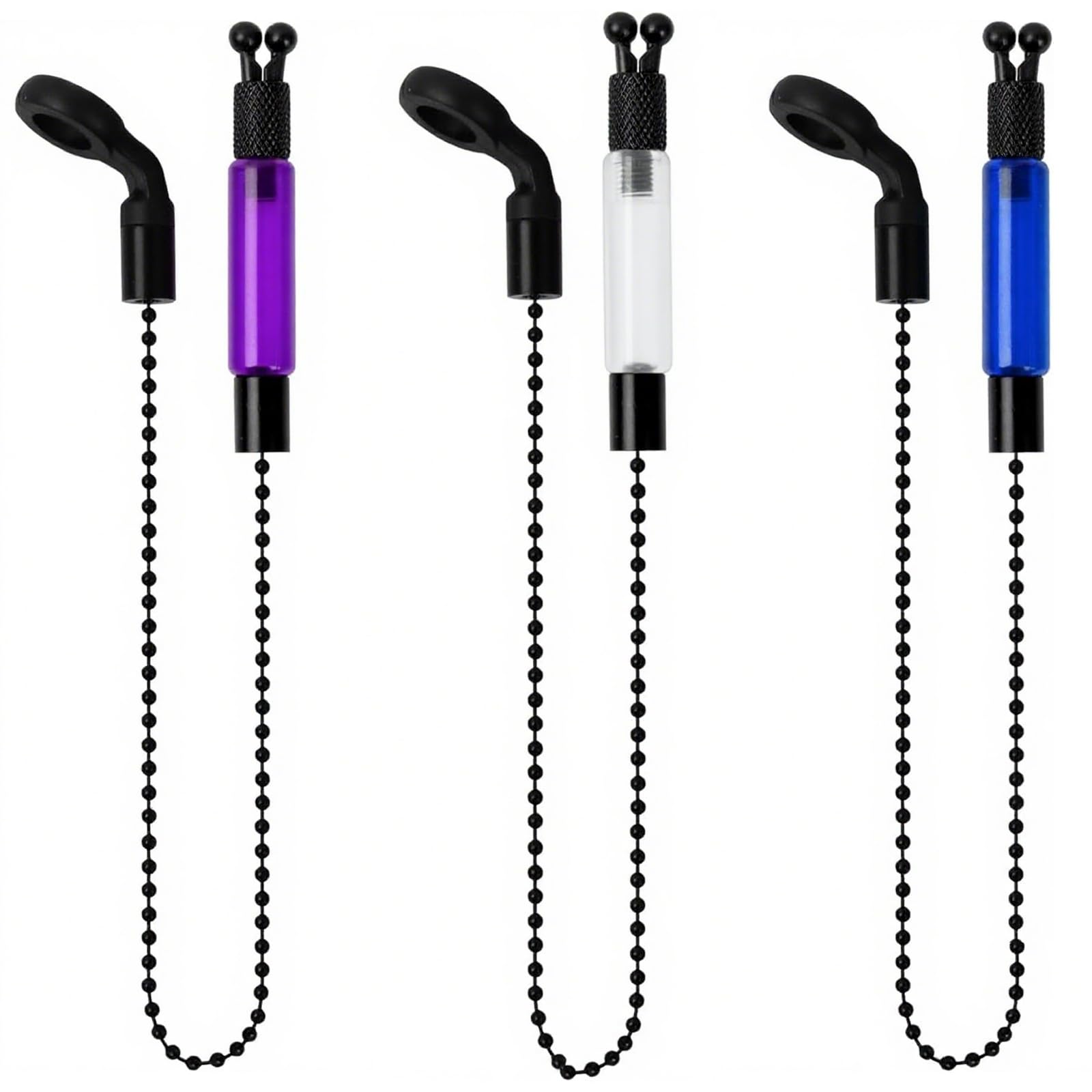 3 Pcs Fishing Bobbins,Bite Indicators for Carp Fishing,Bite Alarms Illuminated Indicators, Tackle Accessories for Night Fishing