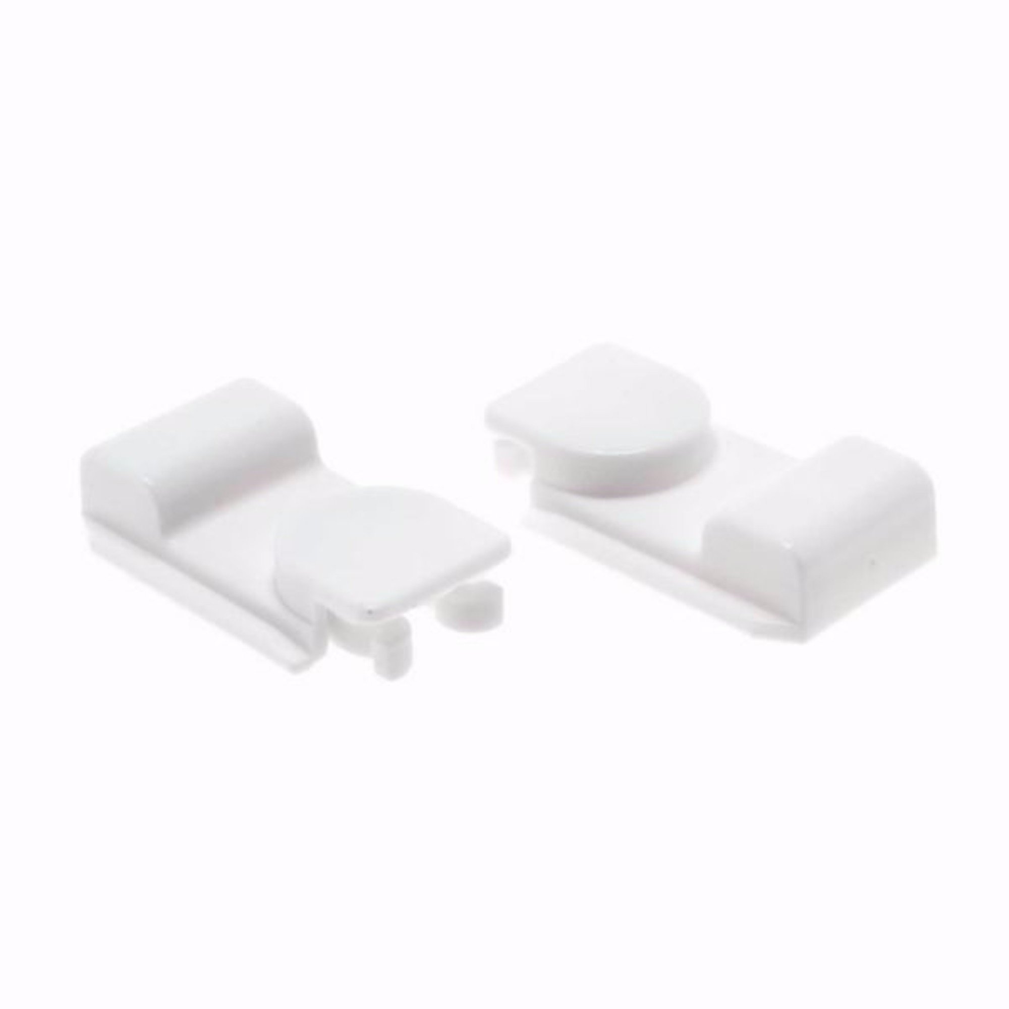 Dometic Fridge Vent Locking Slider (Pack Of 2) (One Size) (White)