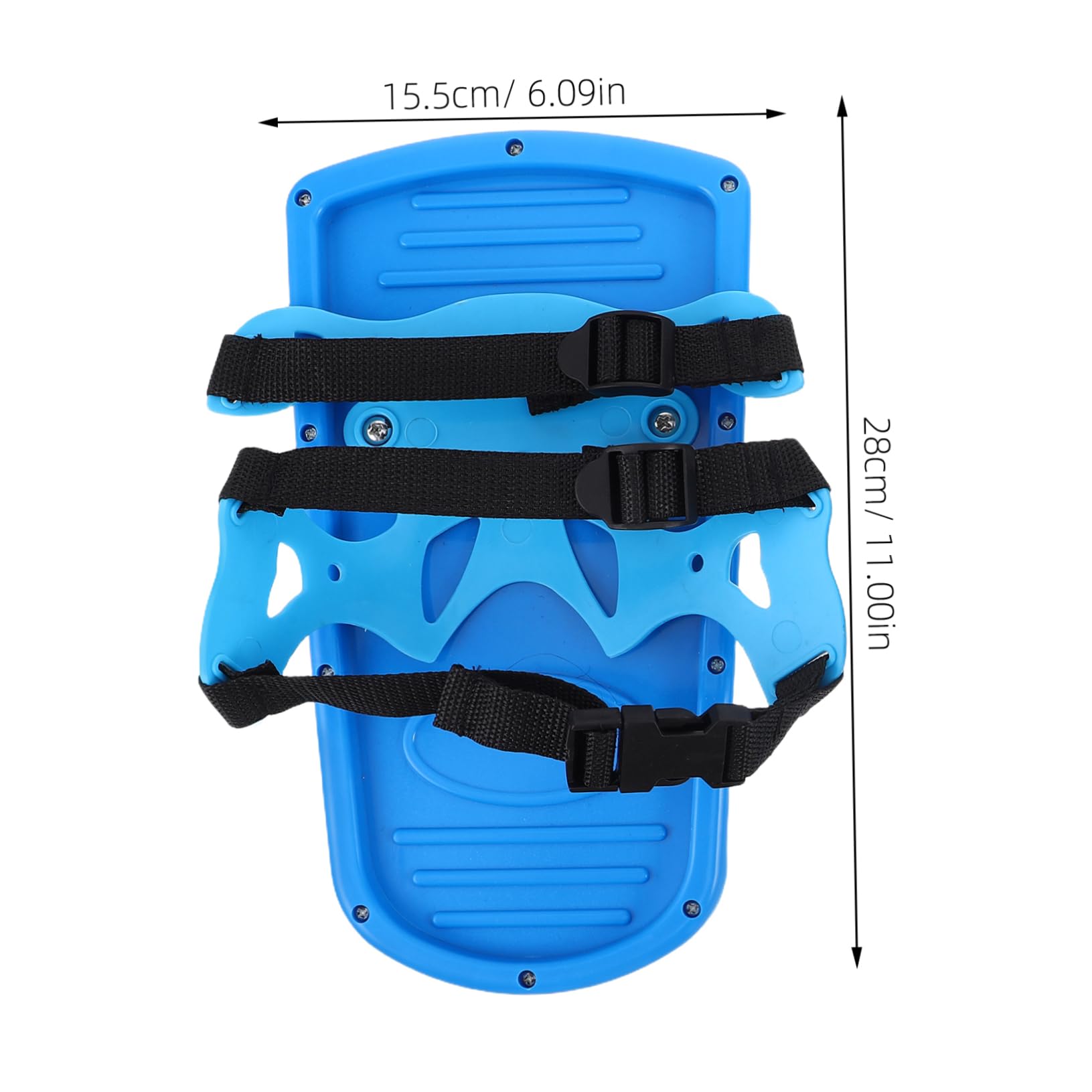 BESPORTBLE Boots for Kids Winter 2 Pack Snow Footprint Covers Toddler Size Adjustable Straps Ice Skates Style Winter Gear for Boys and Girls