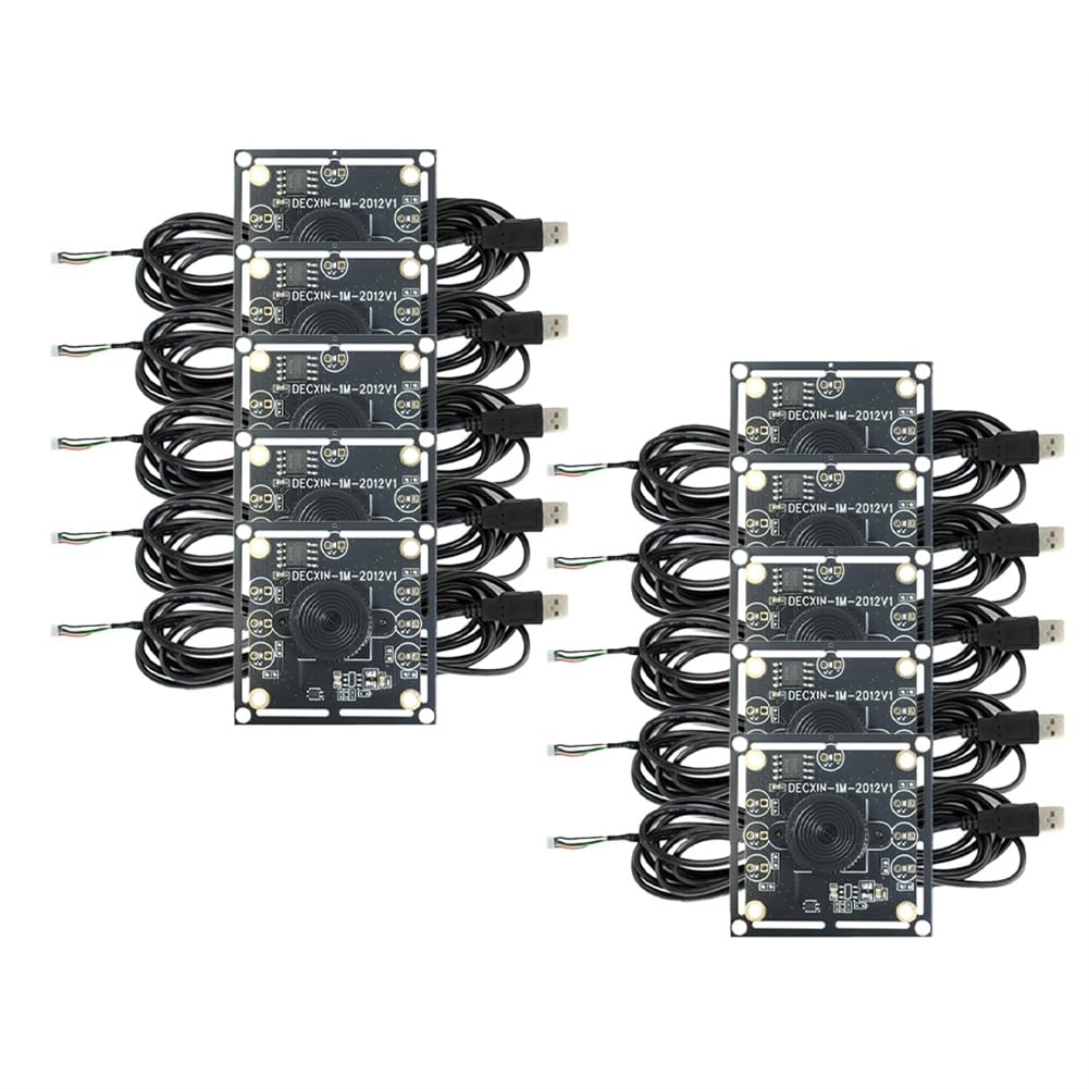 Modulo Telecamera 6 Pezzi – 1 MP OV9732 1280x720 Con Driver USB E Cavo 2m, Angolo 100°