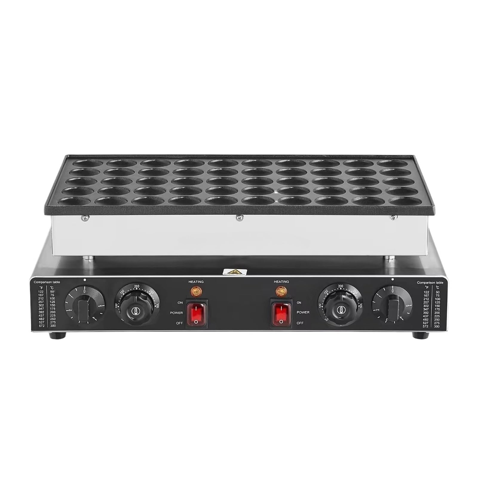 Machine À Crêpes Et Pancakes Dorayaki Professionnelle 50 Pièces, 1700 W, Antiadhésive, Avec Revêtement Gaufrier Mini-crêpière Hollandaise Chauffage Uniforme Et Rapide