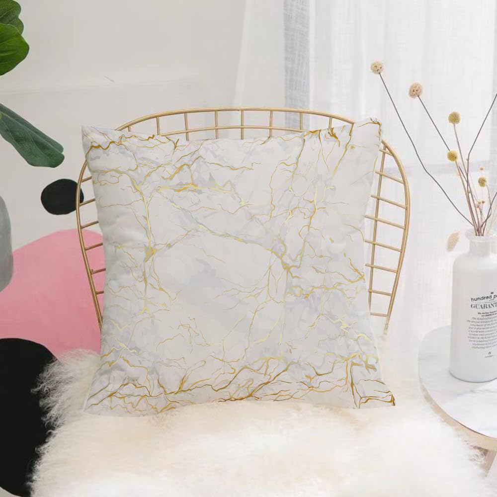 HYMSXW Cushion Cover,Throw Pillow Case Home Decorative for Living Room Bedroom Sofa Chair 20X20 Inch,Marble with luxury texture background ฺฺBrand colors through palette,Pillowcase 50X50cm