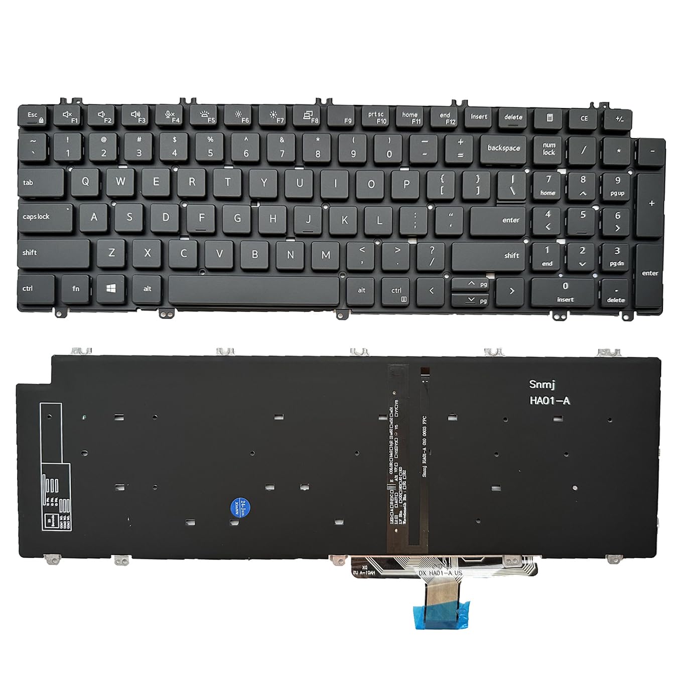 Teclado Retroiluminado Para Portátil Dell Precision 7750 7760