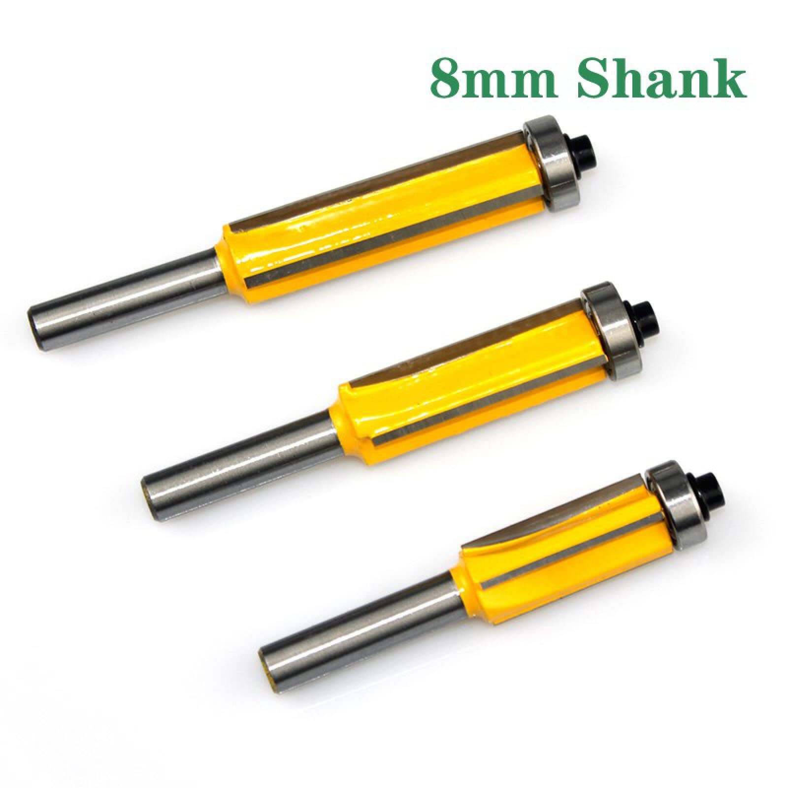 Fresa A Filo Per Router 12 Mm Z4 - Per Lavorazione Legno, Acciaio Temprato, Rivestimento Antiaderente - Foto 10