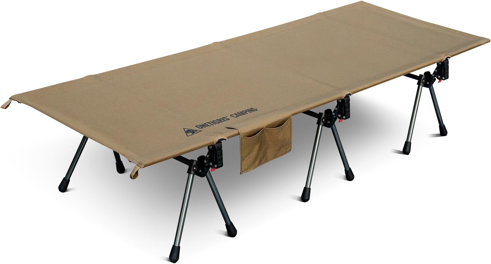 SUPRANUBIS Camping Cot with Extending Legs, Load Capacity 150kg, Lightweight Portable Comfortable Folding Bed for Camping, Hiking, Travel, Truck, Beach, Office Nap