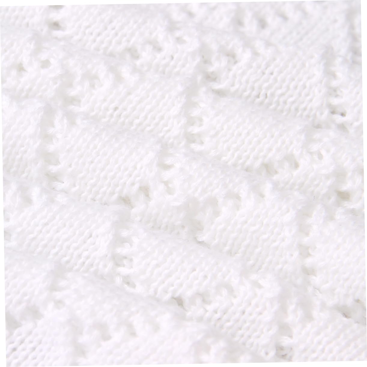 VICASKY Coperta in Pile Lavorato A Maglia Per Neonati Morbida Calda Antivento Per Passeggino Per Uso Ed Esterno