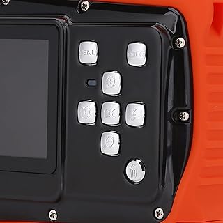 Mini Câmera para Crianças, Câmera Digital Infantil HD 1080P, Tela Colorida de 2 Polegadas, Câmera Digital à Prova D'água para Natação Subaquática, Zoom Digital 4X, Presentes para Crianças