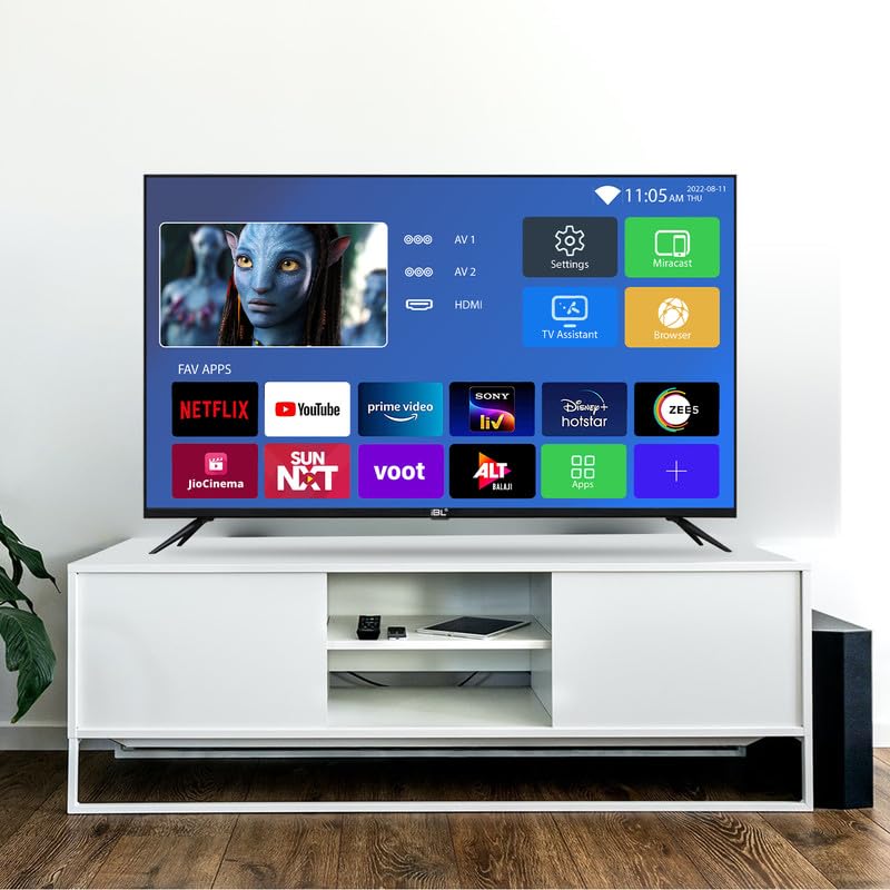 Image of IBELL 80cm (32 inches) Smart LED TV - HD Ready, Android 9.0, Smart Features, Crisp Display, Sleek Design (Black)