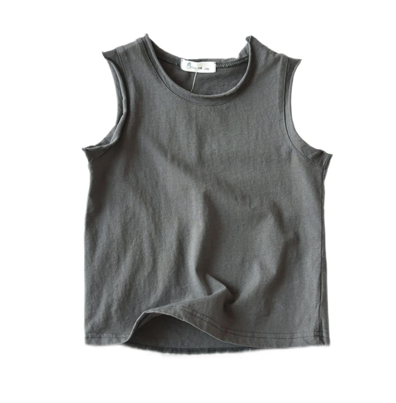 Amazon | タンクトップ 子供服 男女兼用 キャミソール 男児 夏着 綿100  