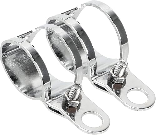 ANKIA - 1 par de luces intermitentes universales de metal para motocicleta soportes de montaje para horquilla delantera de 30 a 1772in soportes de ANKIA - 1 par de luces intermitentes universales de metal para motocicleta soportes de montaje para horquilla delantera de 30 a 1772in soportes de