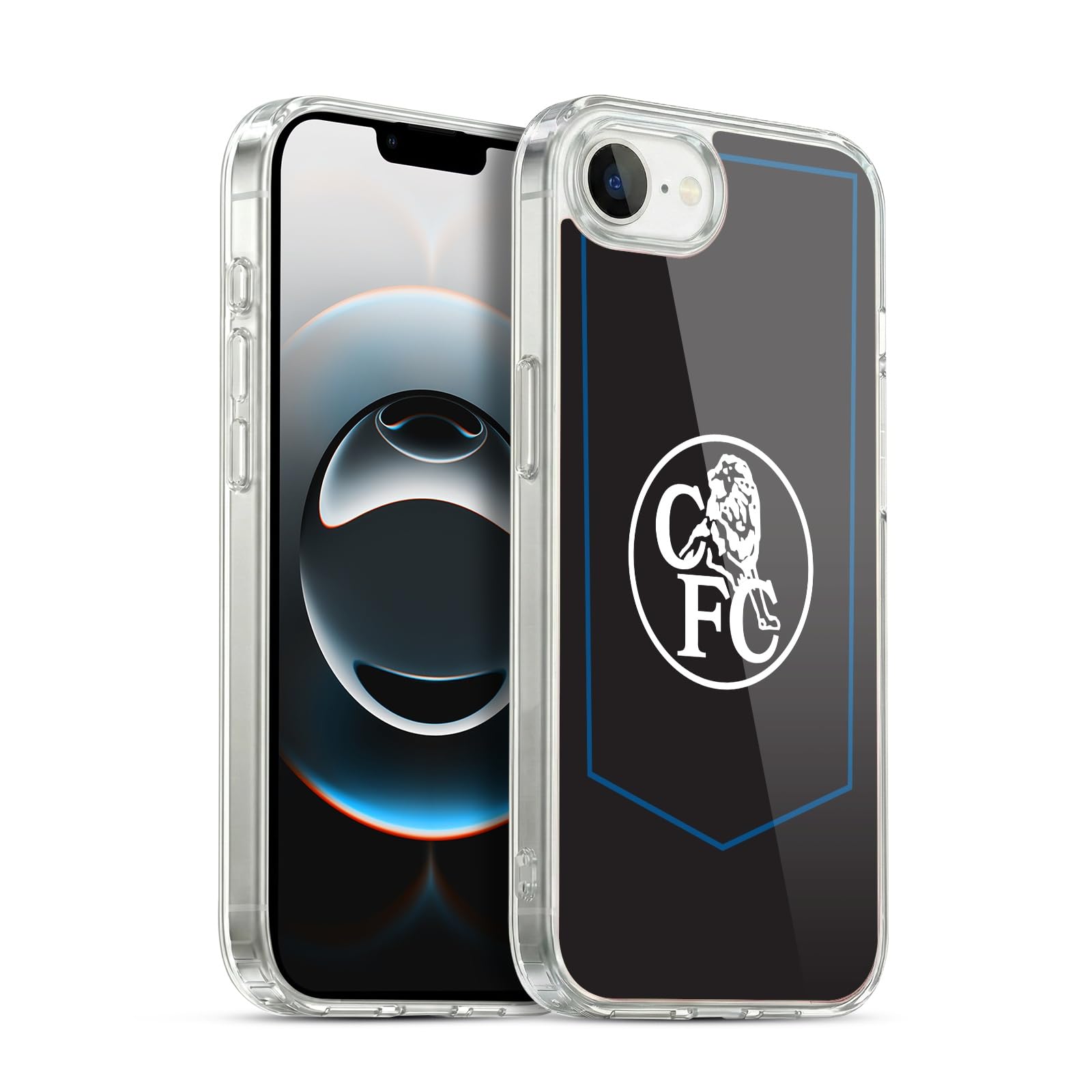 Head Case Designs Officially Licensed Chelsea Football Club Third 2025/26 Kit Gel Case [Military Grade Protection] Compatible with Apple iPhone 16e and Compatible with MagSafe