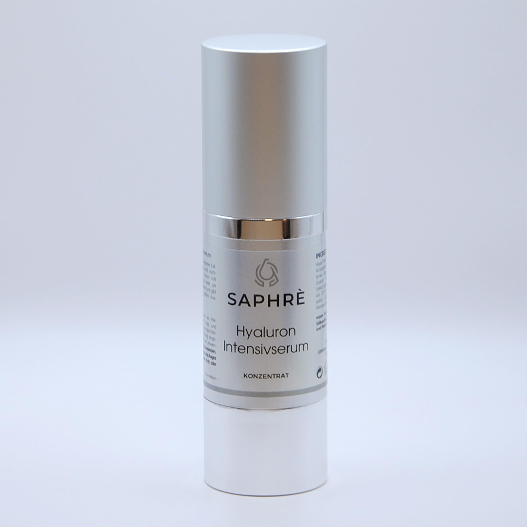 Hyaluron Intensivserum – Feuchtigkeitsbooster mit Kurz- & Langkettiger Hyaluronsäure, Panthenol & Xylitol – für Trockene & Reife Haut – 30 ml, Vegan