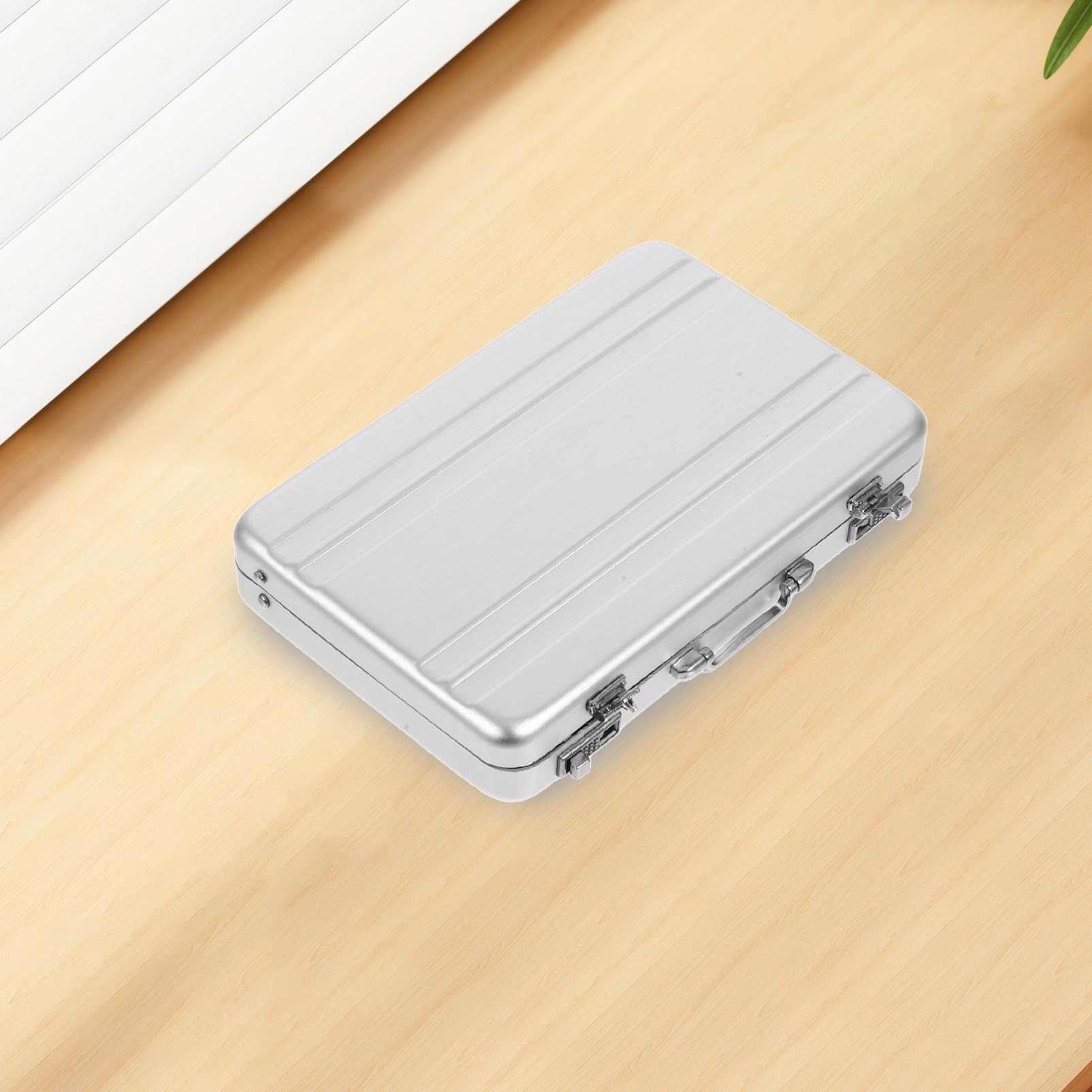 NUOBESTY Lot De 4 Pour Cartes De Visite Porte-Cartes De Visite Pour Cartes De Bureau Étui Pour Cartes De Visite Fournitures De Bureau Porte-Cartes Flash