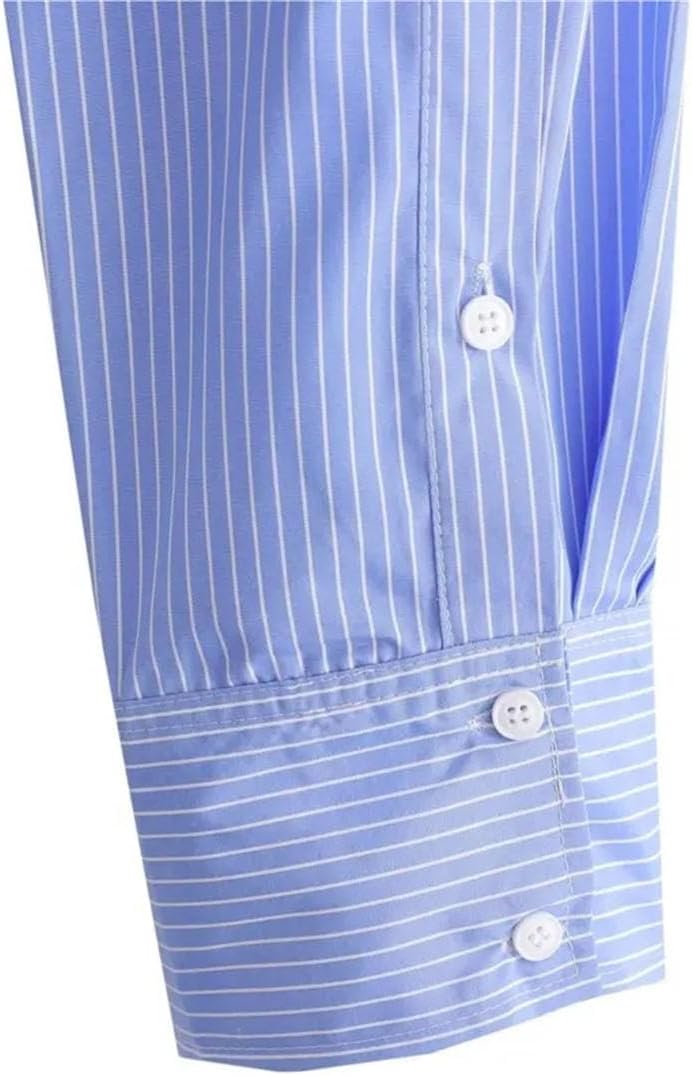 Women's Long-Sleeved Pocket-Decorated Loose-Fitting Y2k Short Shirt