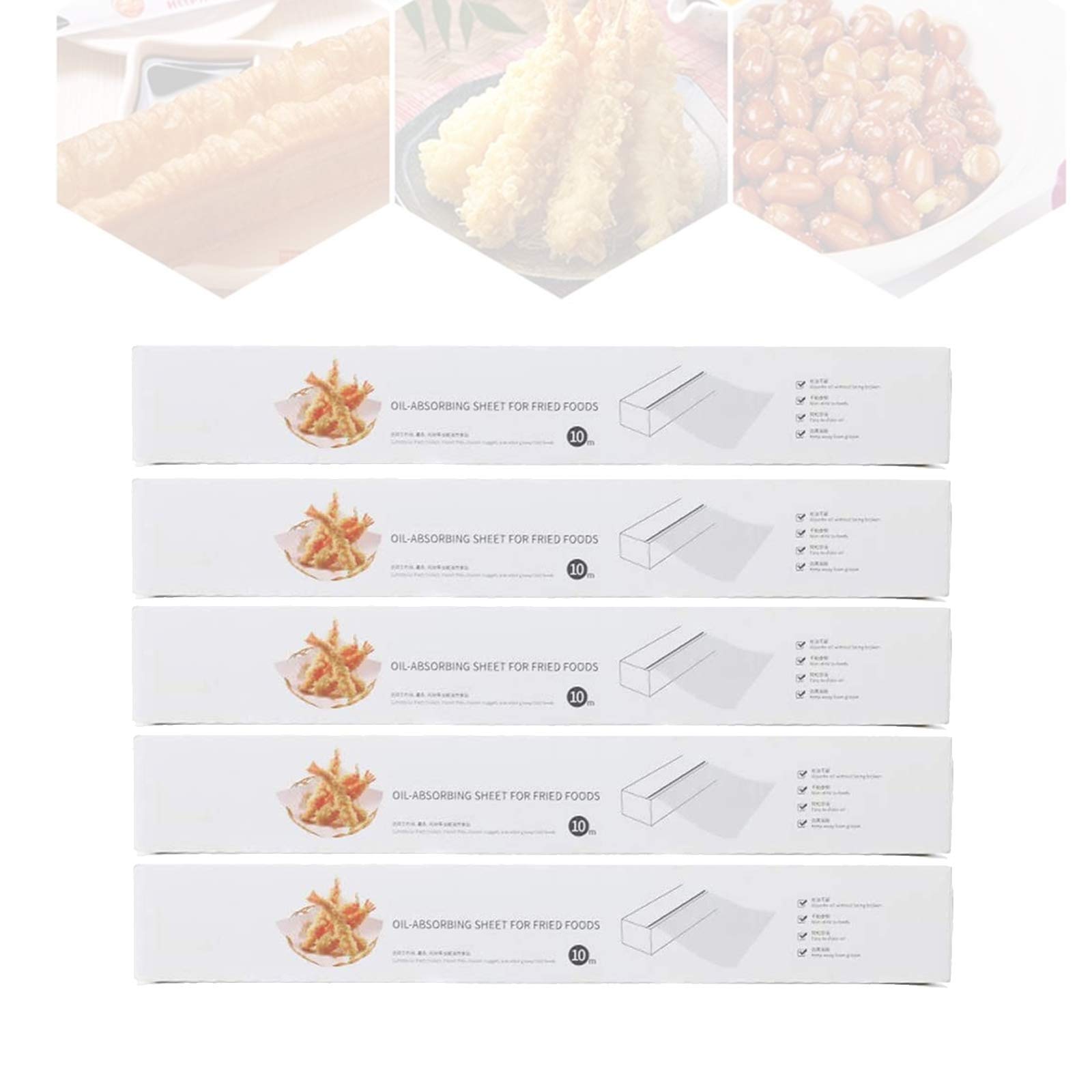 Papel para horno, película de alfombra, pergamino antiadherente precortado, no blanqueado papel de filtro de aceite para barbacoa para freír, para cocinar a la parrilla, freidora de aire