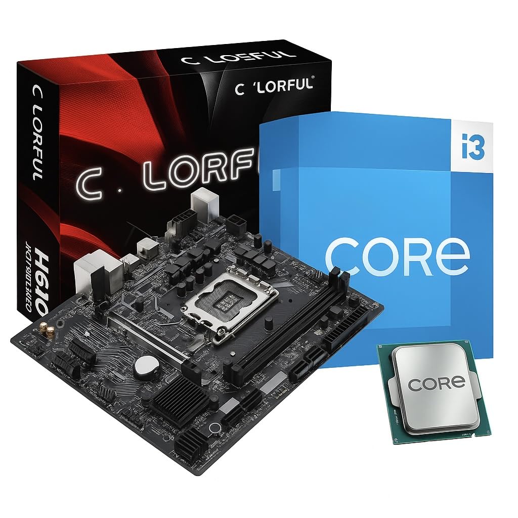 Amazon.in: Buy Core i3 14100 CPU with H610M-D M.2 V20 Motherboard