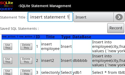 SQLite QUERY (NoType-JustSwipe)