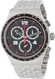 ساعة كاجوال من سواتش - أسود، موديل YVS404GE، للرجال