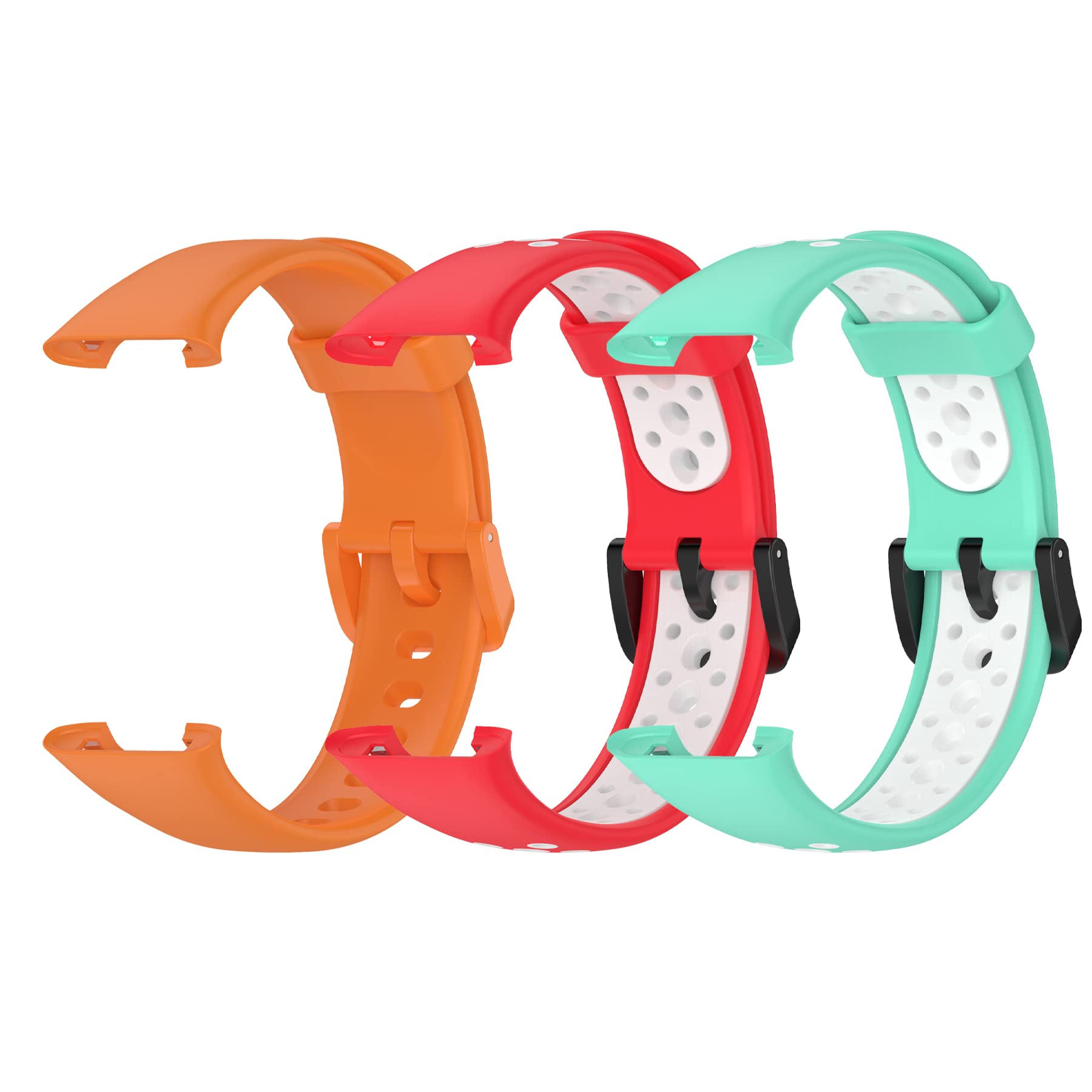 MIJOBS Silicone Strap Compatible with Xiaomi Band 7 Pro Replacement Strap Comfortable and Breathable Sport Watchband Compatible with Smartwatch Xiaomi Band 7 Pro Wristband - Image 2