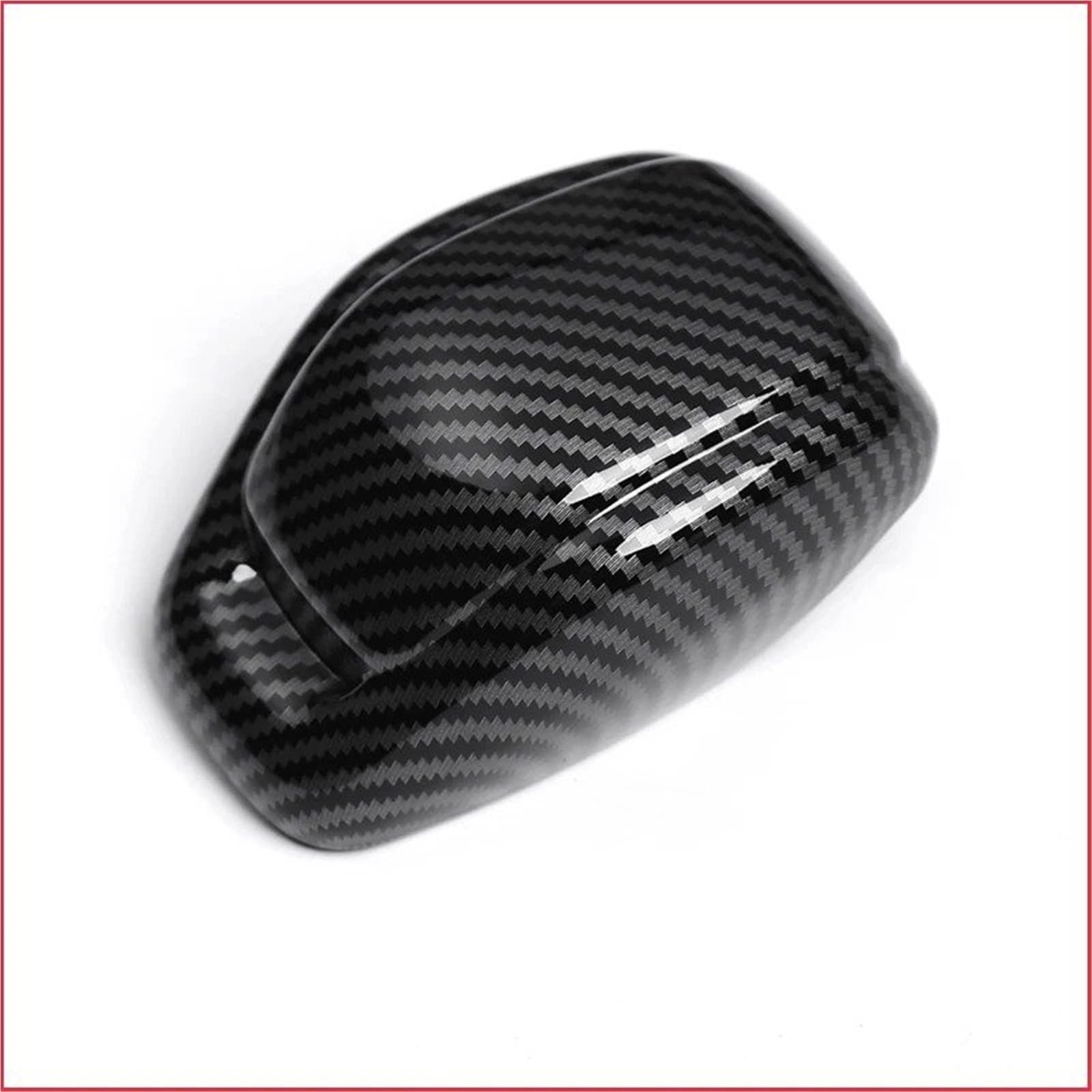 Xexjhqq Carbon Fiber Gear Stick Knob For Toyota For Xa50 For Camry 2022-2025 Car Gear Shift Knob Head Cover Trim(Carbon Fiber)