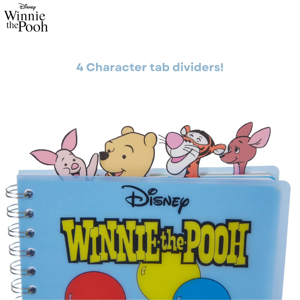 Amazon.com : Disney Winnie The Pooh Tab Journal Notebook, Spiral