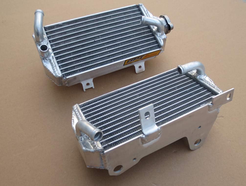 Aluminum Radiator & Hose For 2014-2016 Honda CRF250R CRF250 2014 2015 2016 (RED)