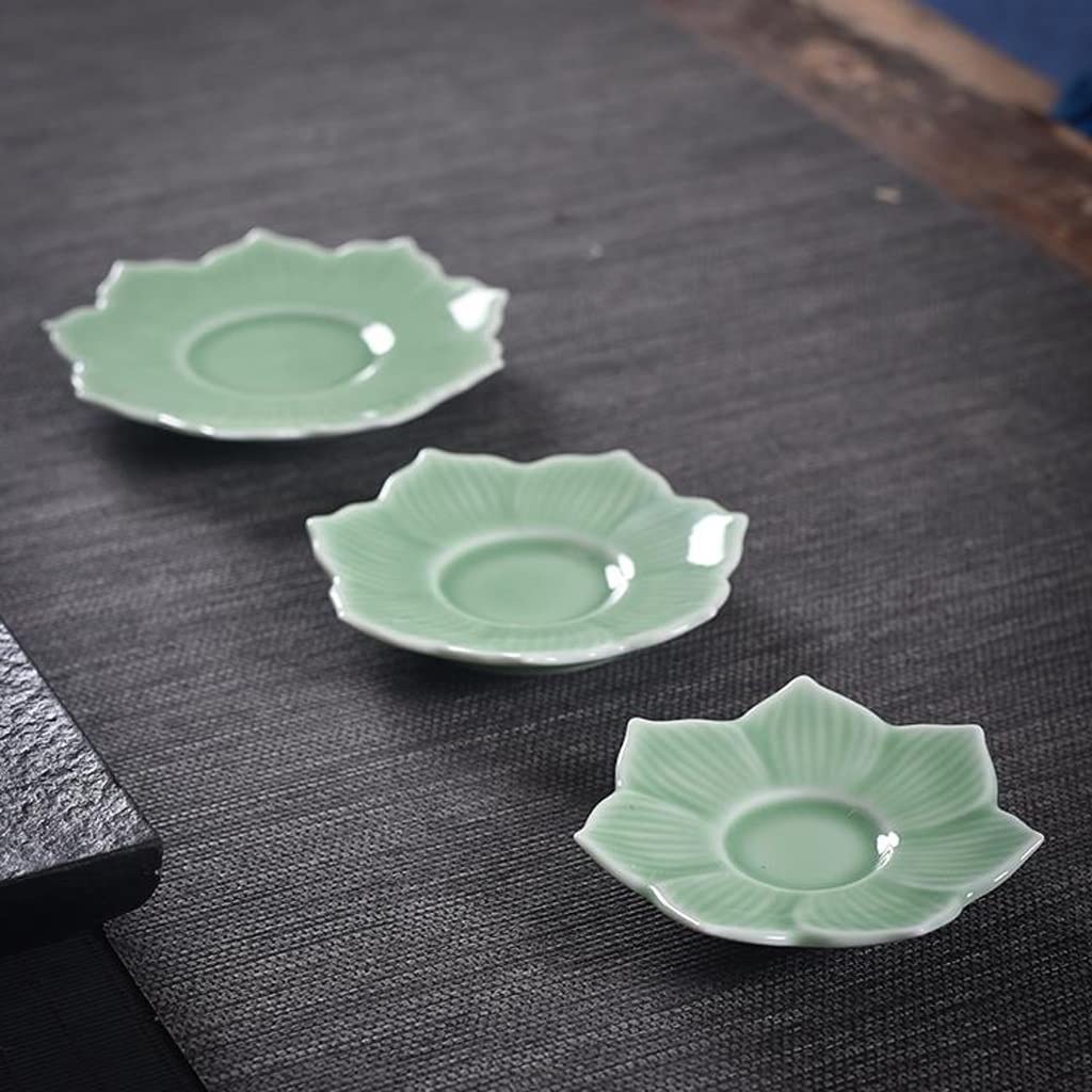 Kadzielnica palnik do kadzideł, uchwyt na kadzidełka z patyczkami do kadzidełek, ręcznie wykonany ceramiczny palnik na kadzidełka do łagodzenia stresu i lęku (kolor: złoty)