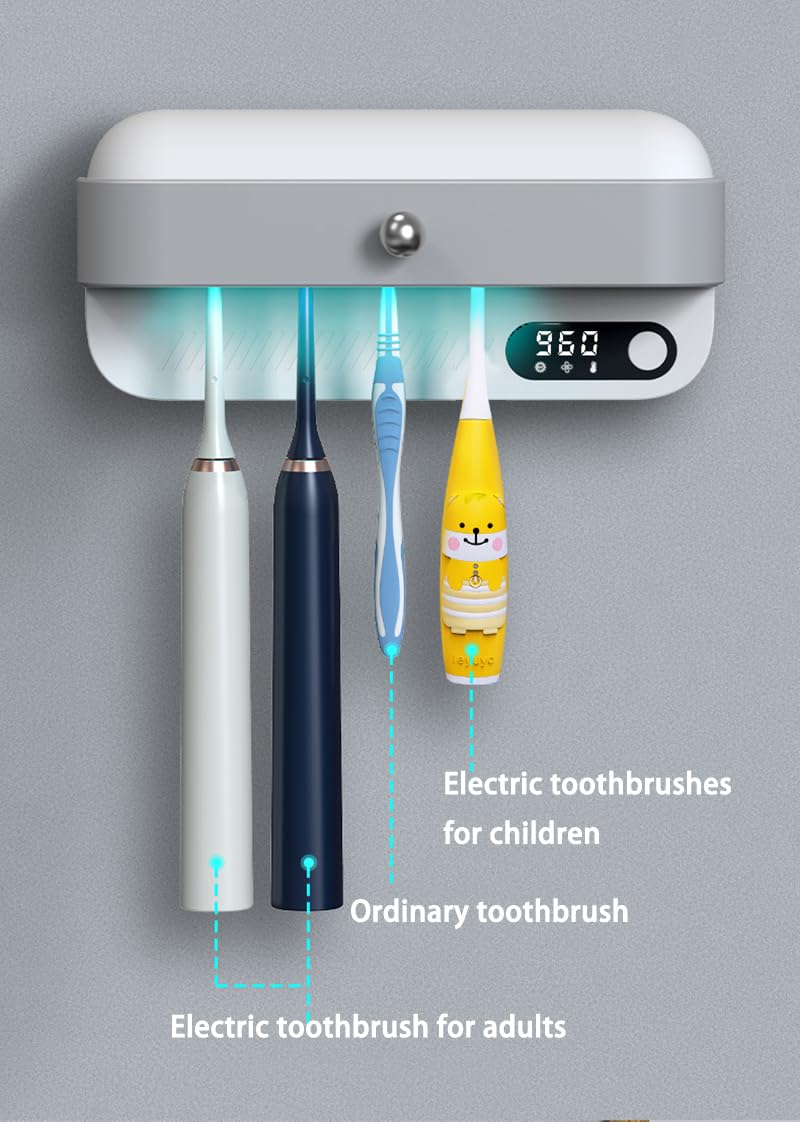 Radio Portatile Ricaricabile Sterilizzatore Spazzolini da Denti