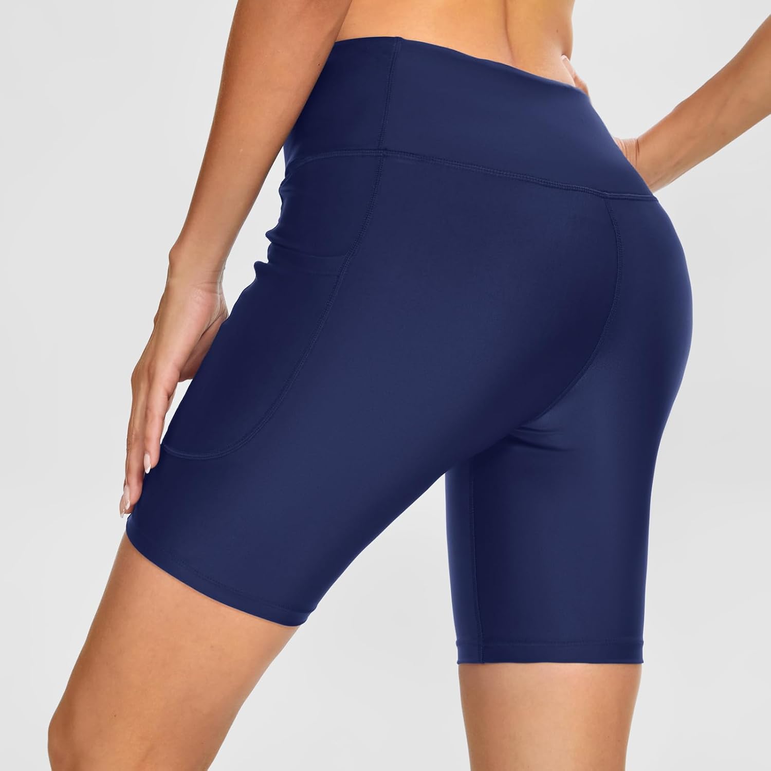 Swim Shorts Women High Waisted Tummy Control Board Shorts Bathing Suit Shorts Swimsuit Bottoms 7"/9" Inseam - Image 2