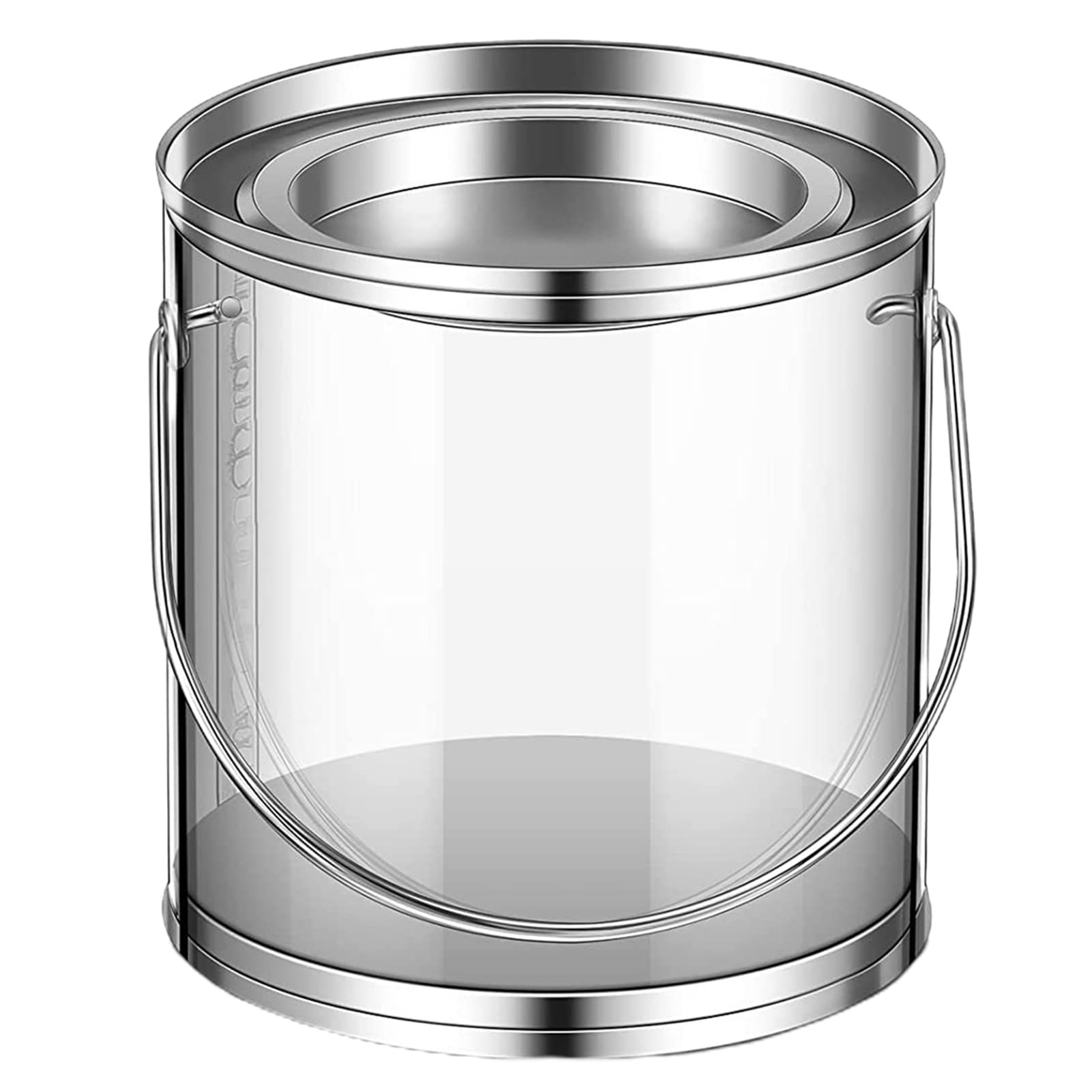 PAPABA Candy Jar Lightweight Large Capacity Candy Container Multipurpose Clear