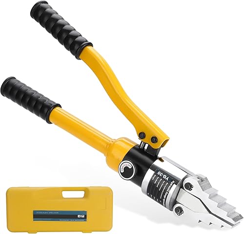 Esparcidor de brida hidráulica integral, divisor de brida manual portátil 8T, alicates de acero de aleación, extensión máxima de 1-316 pulgadas,