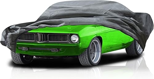 Funda de coche para Plymouth Cuda 1972 1973 1974 Coupe de 2 puertas 5 capas semipersonalizadas, cobertura completa, resistente para todo tipo de