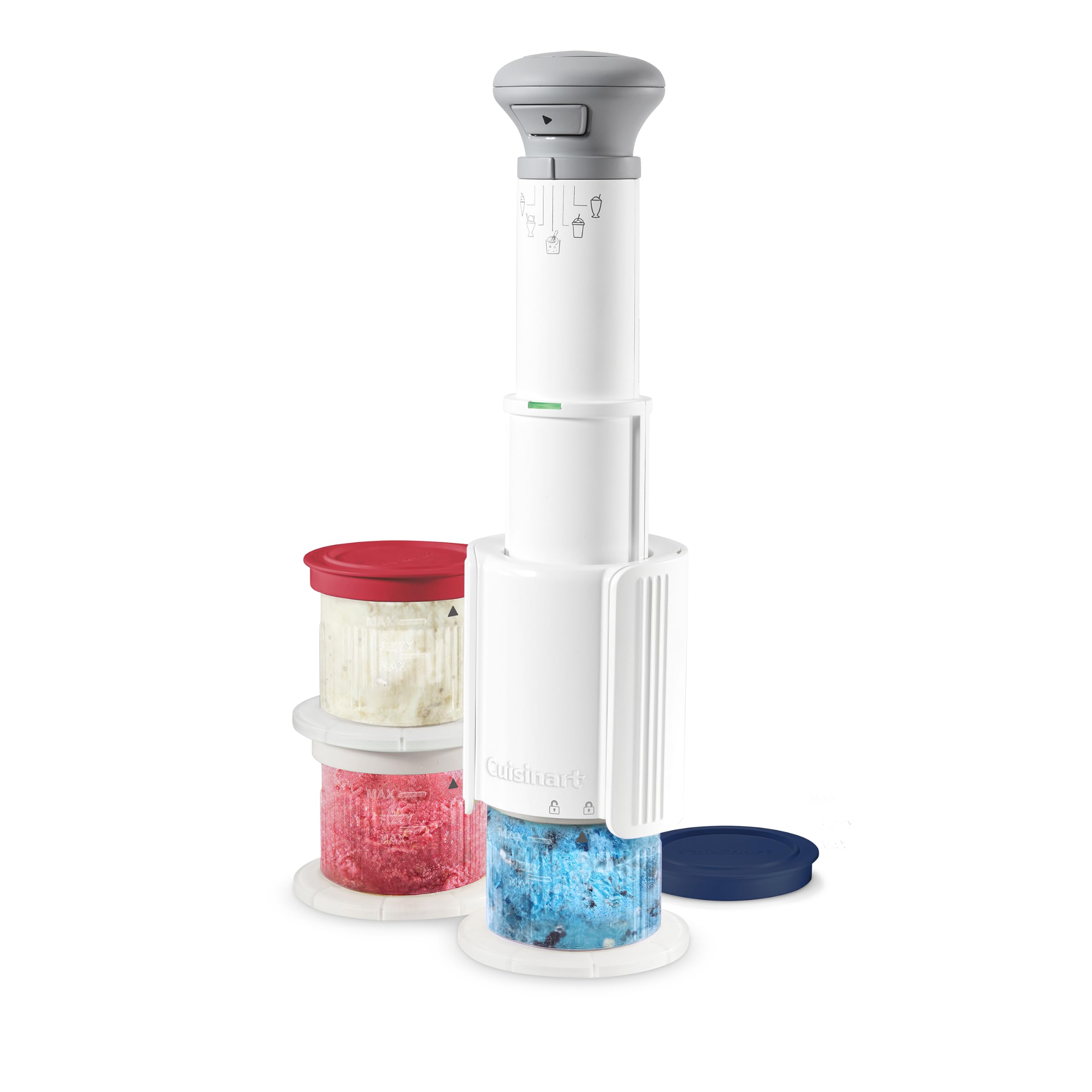 Cuisinart Ice Cream Maker – Cuisinart FastFreeze 250th Celebration Edition Ice Cream Maker, 5-in-1 Ice Cream, Milkshakes, Slushies, Sorbets and Mix-Ins, Freeze Wand