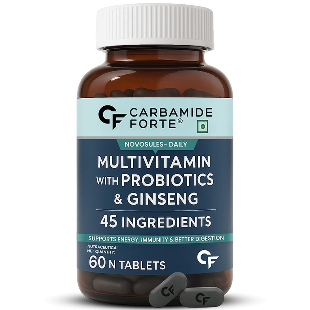 Carbamide Forte Multivitamin Tablet for Men Gym | Multi vitamin Tablet for Men | Multi Vitamin for Mens for Daily Immunity & Energy Support | 60 Tablets