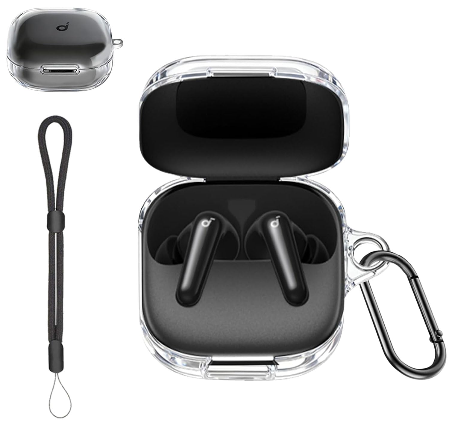 Amazon | For Anker Soundcore P31i ケース【LAZIRO】クリア TPU素材