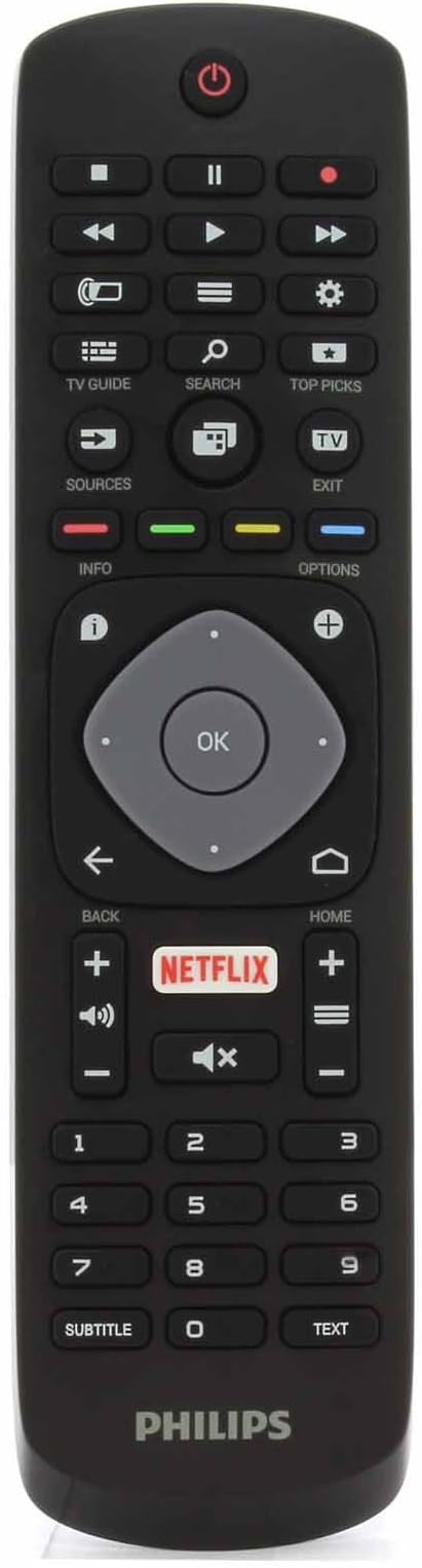 Philips 996596001555 YKF406-001 Genuine Remote Control for 32PFH5501 49PFH5501 55PUS6401 LCD LED 3D HD Smart TV'S with Netflix Button