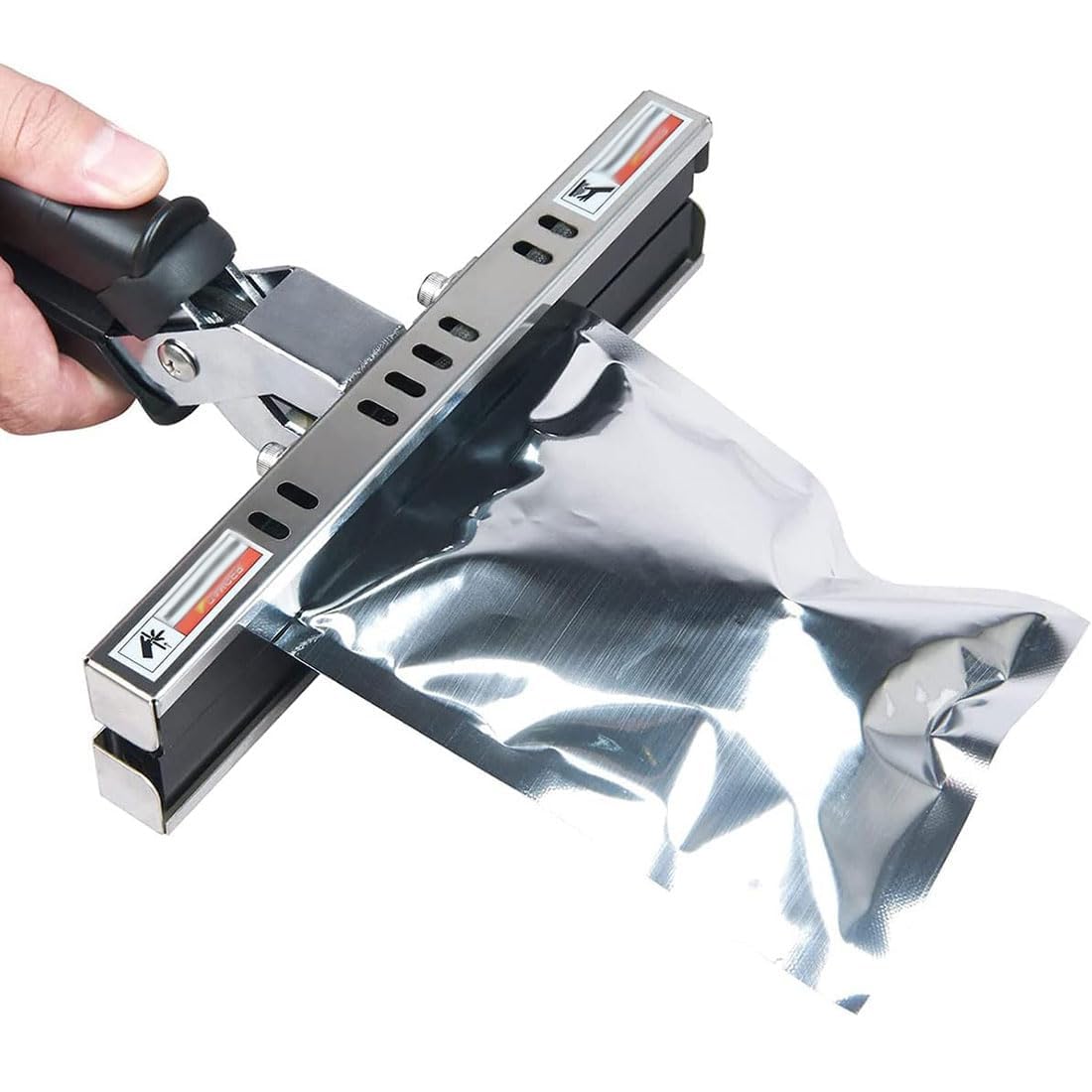 asdchZen Vacuum Sealer Machine With Double-Sided Heating, 7 Adjustable Temperatures, 15Mm Sealing Width For Efficient Packaging Of Various Bags (400Mm)