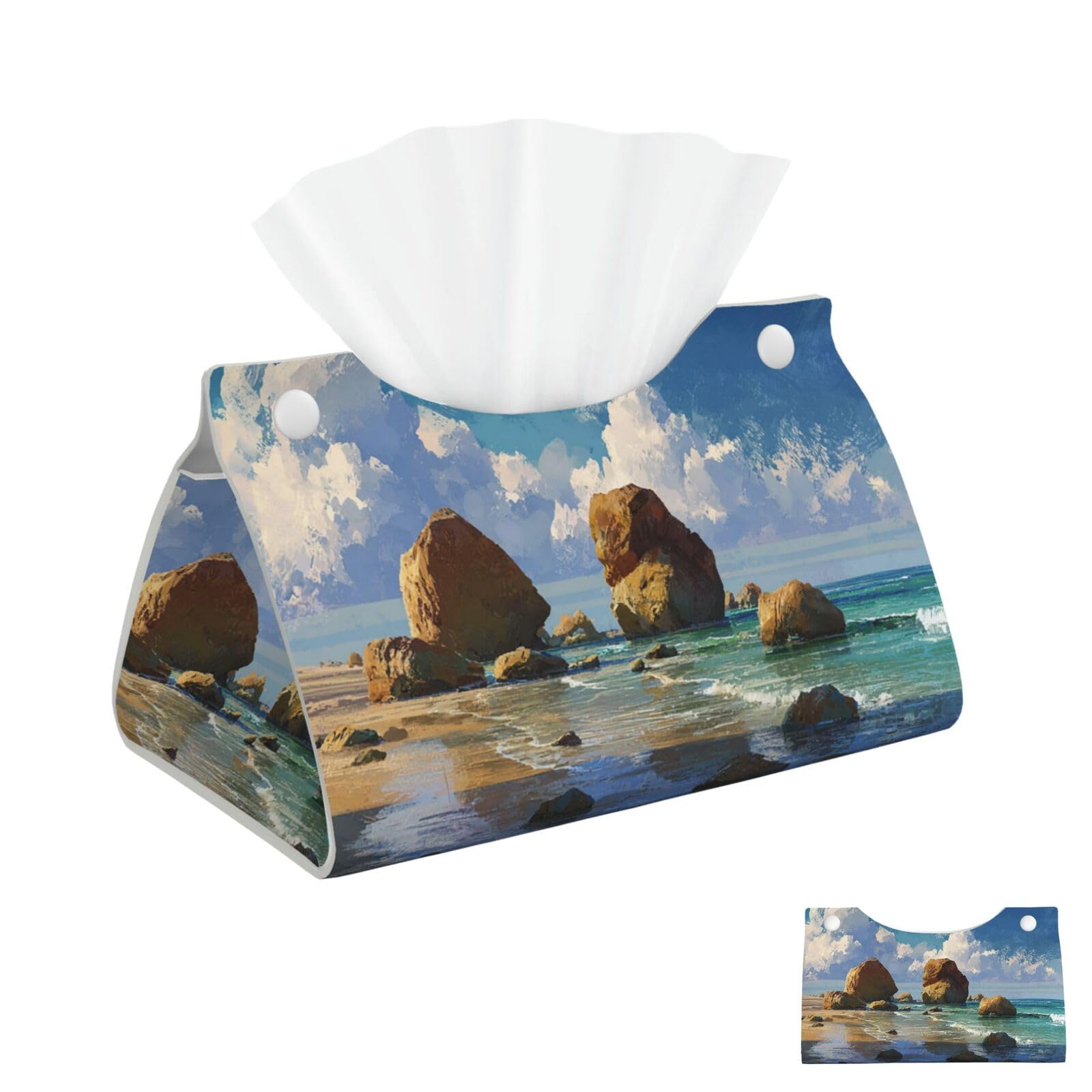 There Are Rocks Tissue Box Cover Square Cube Boxes