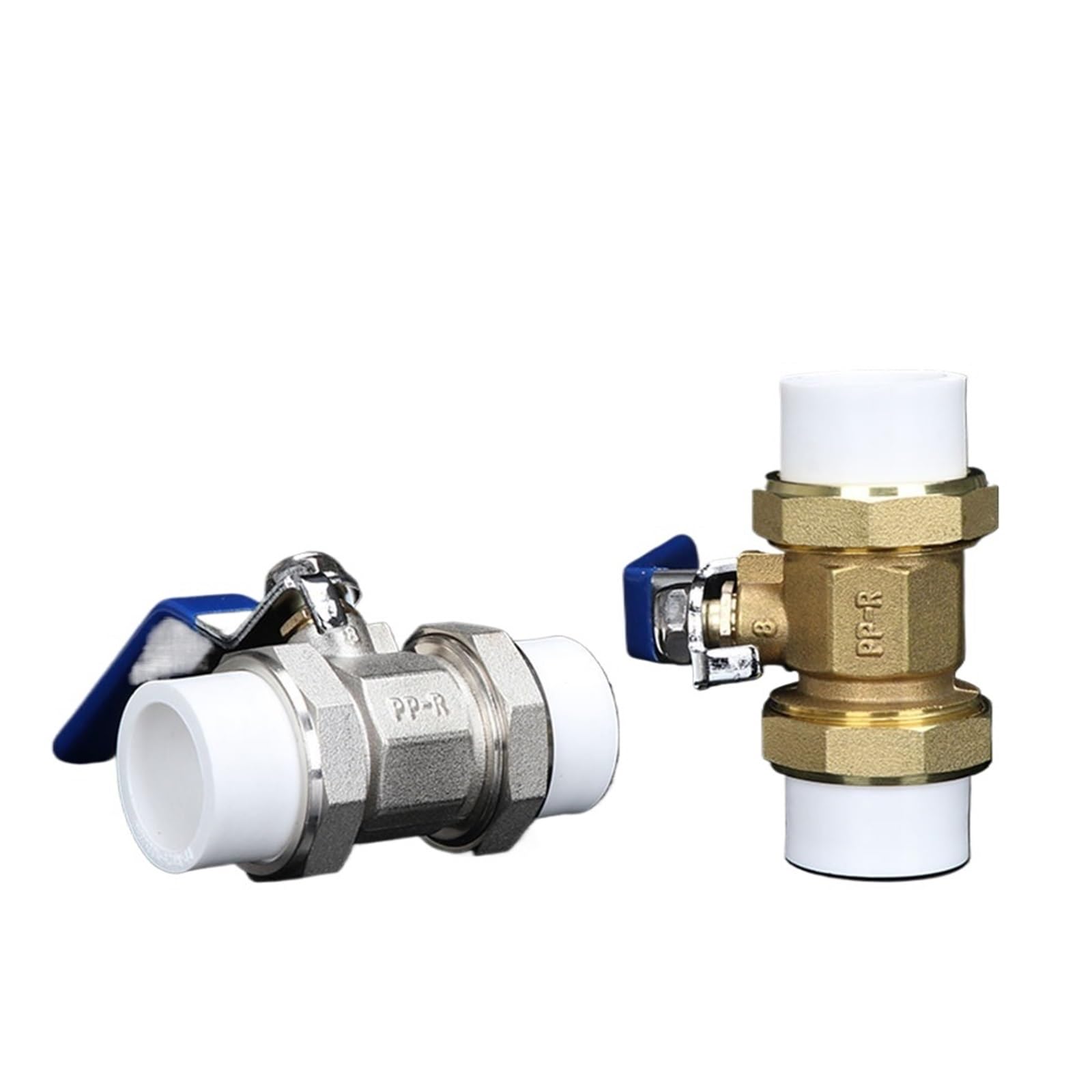 1PCS PPR Copper Valve Double Live Ball Valve Heating Live Ball Valve 20/25/32 hot melt Welding Valve Plumbing Accessories(A 20)