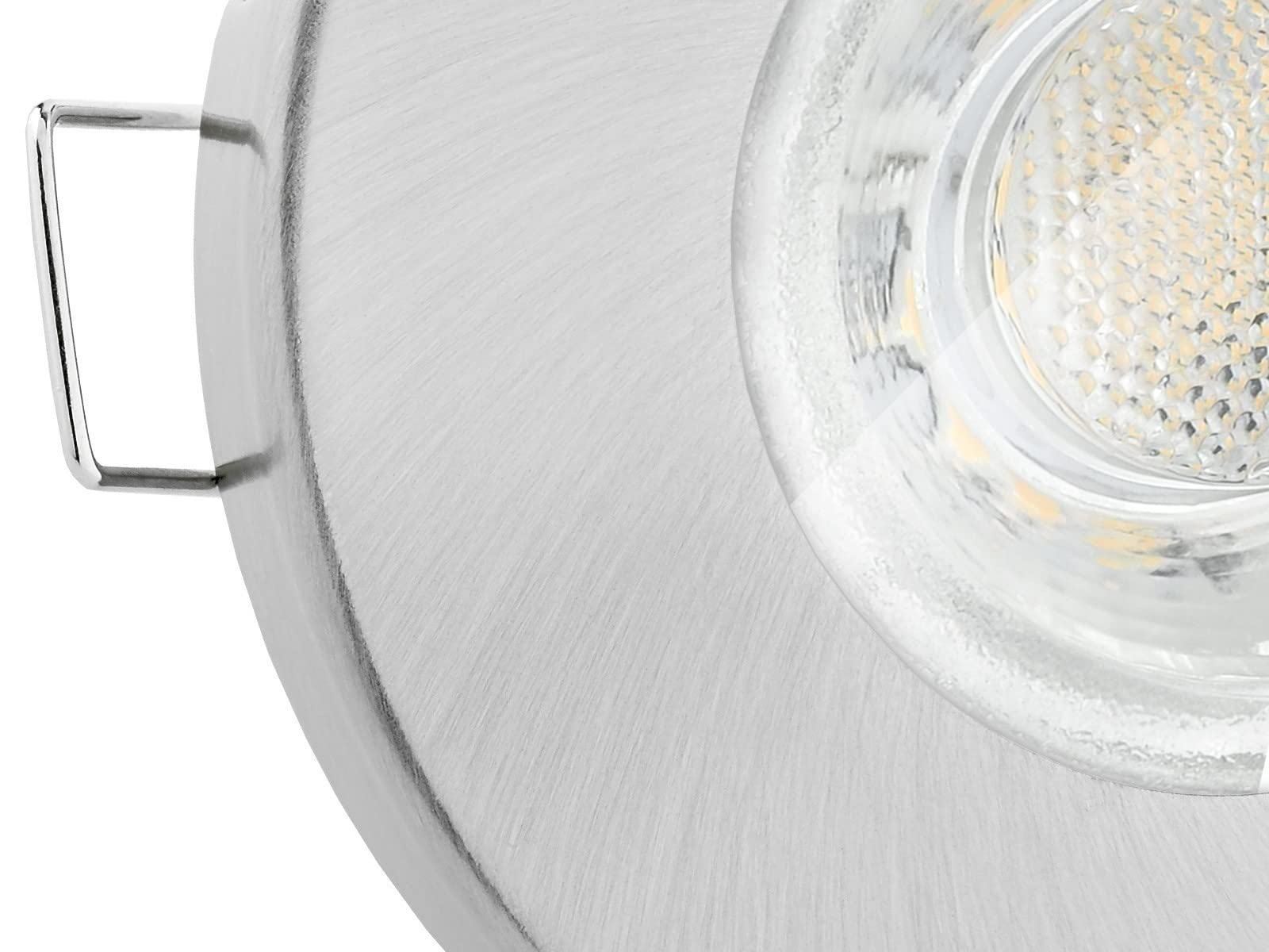 linovum 10x Einbaustrahler Set 6W flach IP65 mit Wasserschutz für Bad, Dusche oder Außen inkl. GU10 LED LumiFLEX Lichtfarbe warm/neutral/kalt