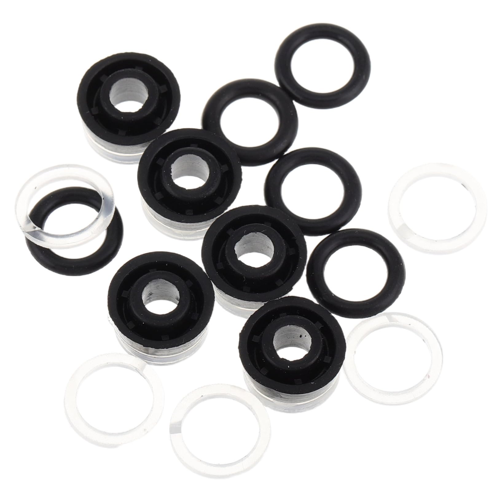 Vaguelly Kit De Réparation Cric Hydraulique 5 Pièces Joints D’Huile pour Cric De Sol Joints D’Ouverture Et Joints en O Remplacement pour Fuite D’Huile Compatibles Vérins Jusqu’À 3 Tonnes