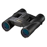 Nikon ACULON A30 10x25 Compact Binoculars - Lightweight Dual-Hinge Design, Multilayer-Coated Lenses, Smooth Central Focus, Ergonomic Grip for Hunting, Hiking, and Outdoor Adventures