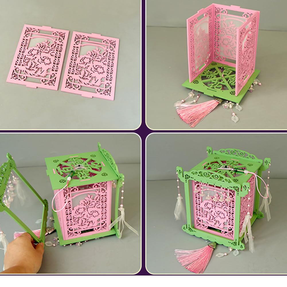 Amazon | Cjeuxnr DIY Hut ハンドメイド 中国木製ミニチュア、3Dパズル