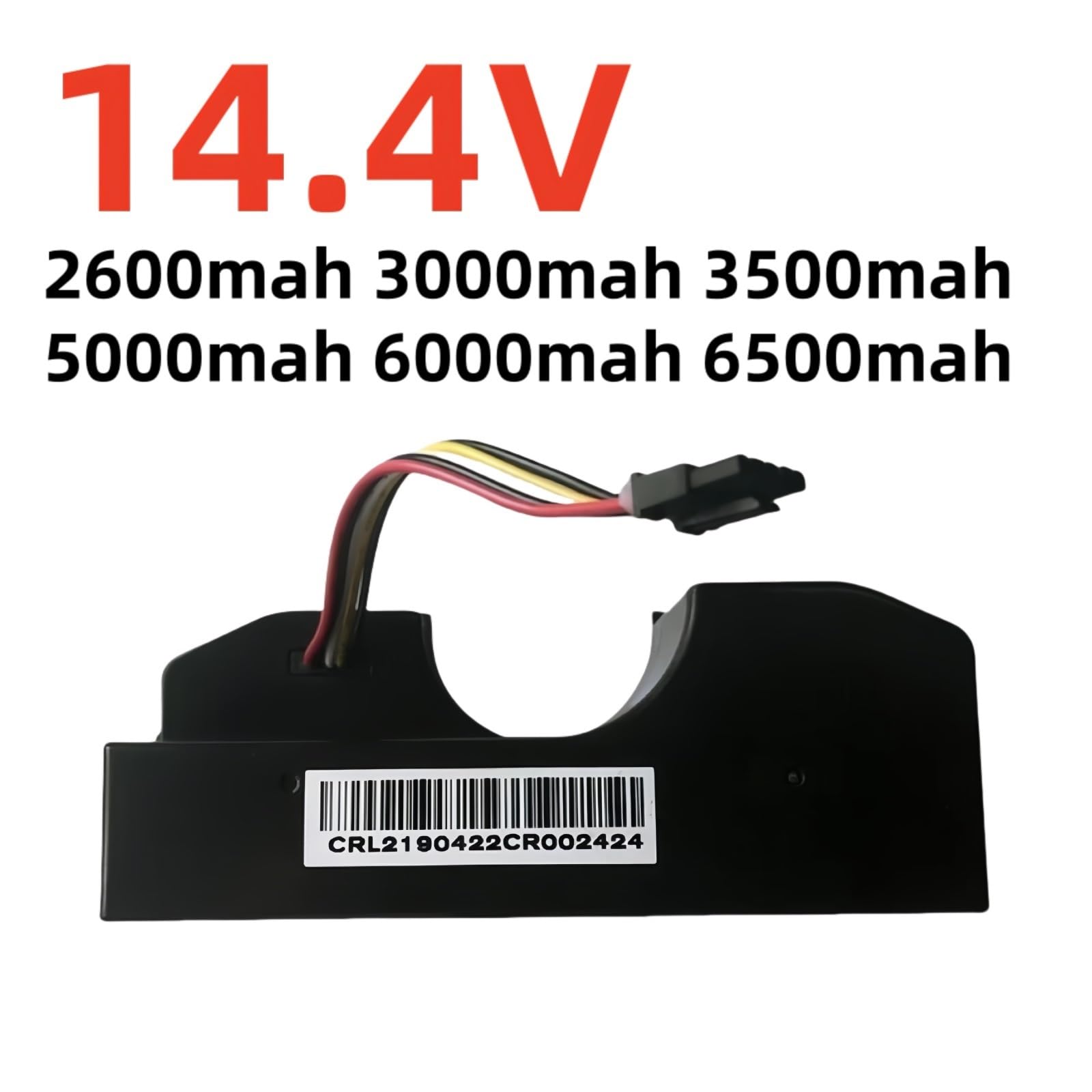14.4V 6500mah Compatible con Conga 3090 3091 3092 1690 1890 2090 2290 Robot Aspirador Accesorio Repuestos Batería(6500mAh)