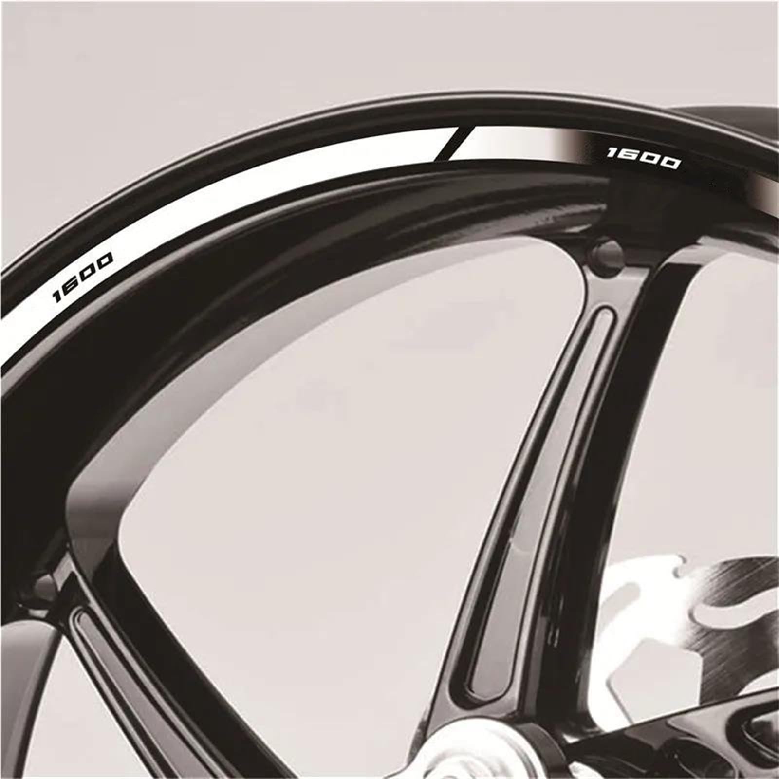 Motorrad-Radnaben-Aufkleber, Felgenrandaufkleber, Wasserdicht, Reflektierend, Für BMW K1600GTL, K1600 GTL, K 1600gtl(Style 3)