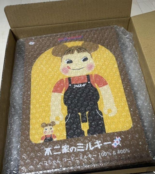 BE@RBRICK ペコちゃん コーヒー ミルキー 100％ ＆ 400％ Peko-chan 