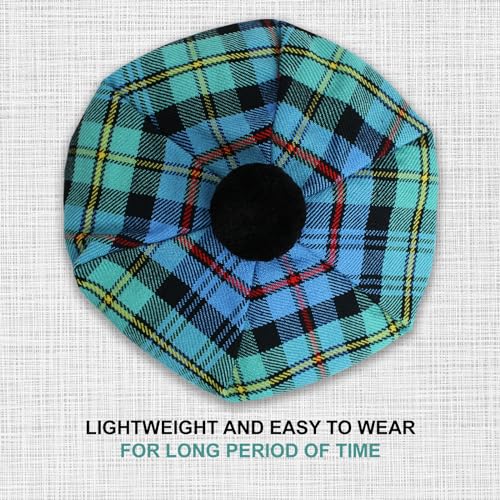 UMAM Scottish Traditional Tam o' Shatner Acrylic Wool Tammy Hat Flat Bonnet Kilt Many Tartans - Image 3