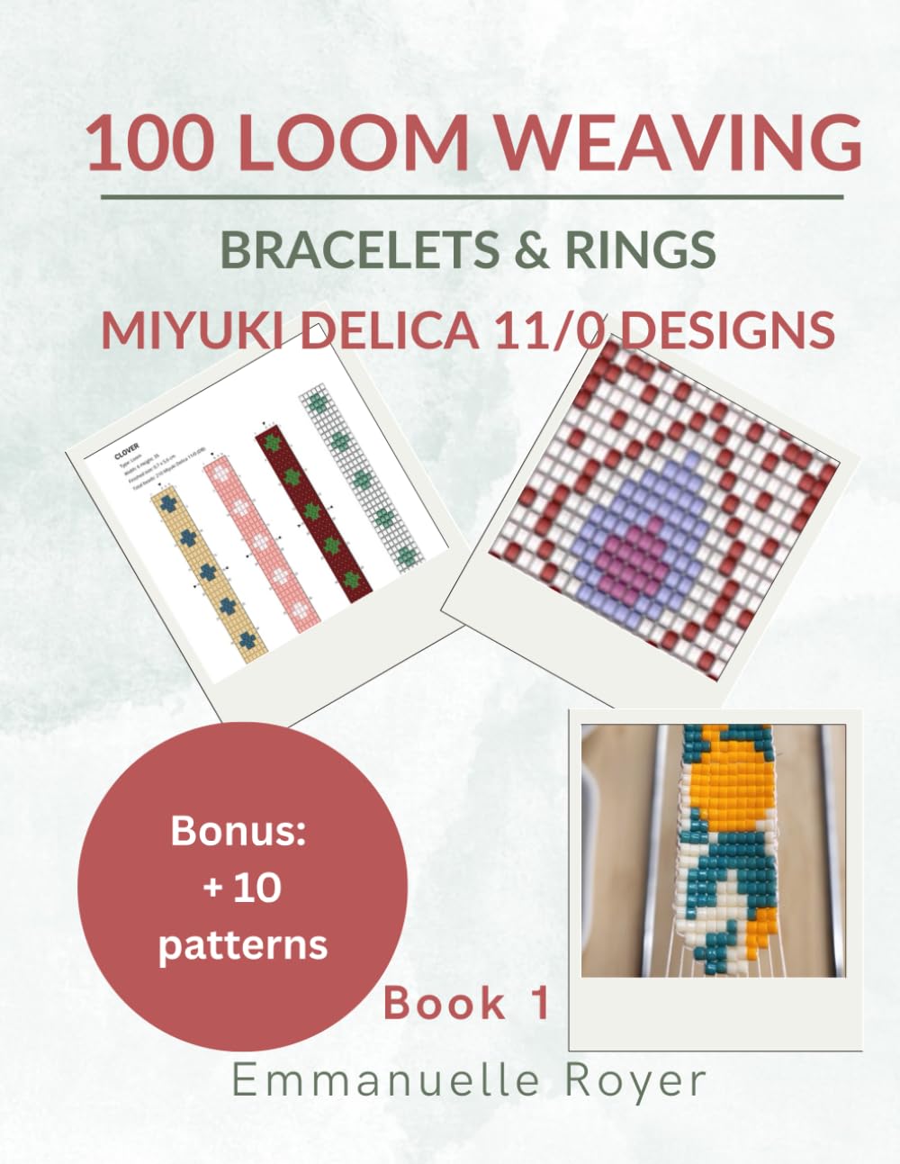 100 Loom Beading Patterns: Miyuki Delica 11/0 Designs. Beginner friendly guidance: How to make bracelets and rings. Bead books for jewelry making. (Beading techniques)
